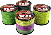 LLEIIshen PE 8 Strands Braided Fishing Line Camo Multifilament High Strength Fishing Line 18-78LB Angling Accessories 300/500/1000M/1919