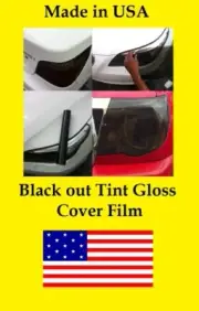 15" X 48" DARK MEDIUM TAILLIGHT FILM COVER SMOKED TAIL LIGHT TINT ORACAL