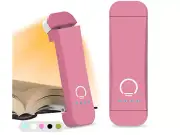 Rechargeable Book Reading Light – Silent Touch Clip-On Book Lamp | 3 Amber Color