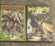 2 Severin Cannibal Horror DVD Lot! Primitives, Massacre in Dinosaur Valley NEW