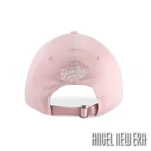 【New Era】MLB NY 紐約 洋基 粉紅 小Logo 老帽 9FORTY 後面草寫【ANGEL NEW ERA】