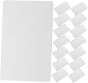 GETAJGHSD Elegant Professional Metal Sublimation Blanks 50pcs Blank Cards for Business Events