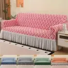 Thick jacquard Sofa Cover With Skirt Elastic Couch Cover1/2/3/4 Seater Slipcover