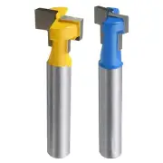 1/4" Shank Keyhole Router Bit Set T Slot Cutter Router Bit Set T Track Router...