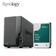 [欣亞] Synology 群暉DS224+ 2-Bay NAS 網路儲存伺服器 搭 Synology Plus 4TB(HAT3300-4T) 5400