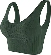 [Generic] Women Bras Plus Size Front Closure Womens Sports Bra No Wire Comfort Sleep Bra Workout Activity Bras with Shaping Bra Sports Bra Low Support