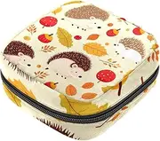 Period Bag,Sanitary Napkin Storage Bag,Autumn Animals,Tampon Holder for Purse