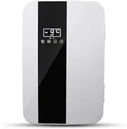 22L Mini Fridge Drinks Cooler Beer Refrigerator with Cooling and Heat Function Dual-Core Refrigeration with LED Display for Cars, Homes, Offices, and Dorms AC/DC (Color : Black)