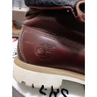 二手 Timberland 咖啡色 反折靴