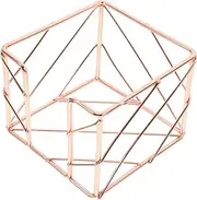 ERINGOGO Cute Memo Pad Holder Aesthetic Hollow Out Wire Notepad Holder for Desk Organization with Generous Capacity Stylish Office Accessories