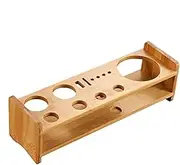 Bartender Kit Stand | Shaker Set Wood Bartender Kit Holder - Drink Tool Tool Stand For Bartending Display