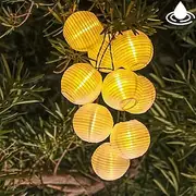 Solar Lantern String Lights Outdoor Waterproof 3m 20LED Decorative Lights Multicolor for Patio Garden Wedding Party Camping Bedroom Decor