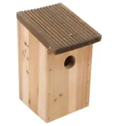 Wood Bird House Nest Bird House Small Bird House Budgie Nesting Box for Yard