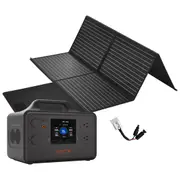 Voltx 1800W Power Station+ 200W solar Panel mat+ mc4 to anderson cable