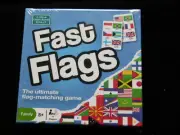Fast Flags Matching Flags Game New & Sealed Green Board Game Company 8+