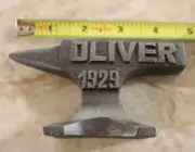 Oliver Tractors 1929 Cast Iron Jewelers Anvil Antique Farm Collectible - NEW