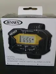 Jensen SAB-60 Armband Digital AM/FM Stereo Radio with Clock