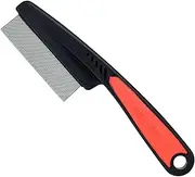 Pet Steel Combs Dog Cat Comb Tool, Dandruff Comb, Multifunction Stainless-Steel Fine-Tooth Grooming Comb Cat Dog Pet Grooming Scalp Effectively Get Rid of Hair Nits (Grooming Comb)