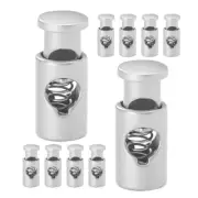 10 Pcs BBQ Sign Fixed Ring Fixing Buckles for Barbecue Skewers Metal Clips