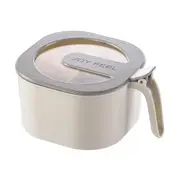 Seasoning Storage Container Supplies Bottle Compartments Box Container White