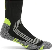 [Hard Yakka] Men's Core Coolmax Padded Quarter Crew Sock