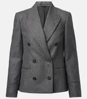 [Brunello Cucinelli] Brunello Cucinelli Wool and cashmere blazer AU 6 grey