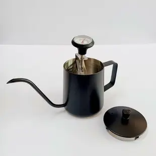 咖啡壺 手沖咖啡壺掛耳加厚304不銹鋼長嘴細口壺迷你家用滴濾式配溫度計