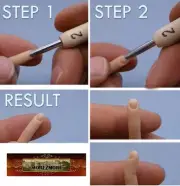 M00552-FS MOREZMORE Tools AMC Fingernail 5.5mm Sculpt Miniature Clay Doll