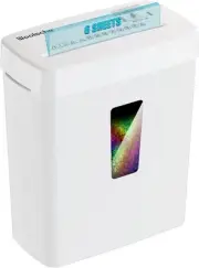Woolsche Paper Shredder, P-5 Security Level, 6-Sheet Micro Cut with