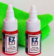 Eyeglass Cleaner Anti Fog Anti Static 2 Bottles 0.5 oz + Free Cloth