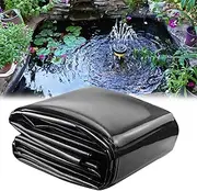 Garden Pond Liner Black HDPE Soft Pool Membrane 2x3m 3x4m 4x6m 5x8m Pond Lining Film for Landscaping Water Feature Streams Fountains Garden, 0.13mm Thick(4x12m(13.1x39.3ft))