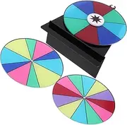 UPKOCH 1Set Portable Slot Spinning Prize Wheel Dry Erase Tabletop Roulette Wheel for Games Meetings Team Activities Versatile Decision Making Tool Creative Prize Draw Board