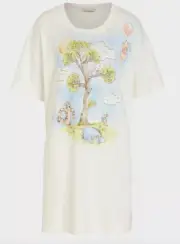 NEW PETER ALEXANDER DISNEY WINNIE THE POOH SLEEP TEE NIGHTIE M RRP$99.95 CREAM