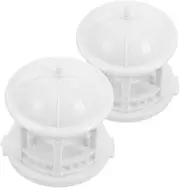Operitacx 2pcs Mini Gazebo Statue European Plastic Pavilion Model for DIY Dollhouse Round Pagoda Ornament for Fairy Garden Micro Landscape Decor
