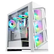 Segotep Aeolus T3 ATX Computer Case Mid Tower Gaming PC Case Tempered Glass