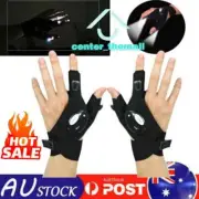 Finger Glove with LED Light Flashlight Gloves Outdoor Gear Rescue Night Fishing