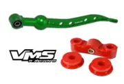 GREEN VMS RACING SHORT THROW SHIFTER F+R POLYURETHANE BUSHINGS FOR HONDA DELSOL (for: Honda)