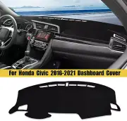 Custom For Honda Civic 2016-2021 Car Dashboard Mat Dash Cover Interior Pad (for: Honda Civic)