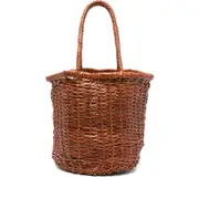 [Dragon Diffusion] Dragon Diffusion Leather Bucket Bag ONE SIZE BROWN