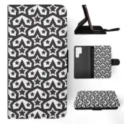 FLIP CASE FOR SAMSUNG GALAXY|GEOMETRY STAR SEAMLESS PATTERN