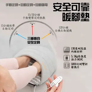 【LTP】USB智慧按摩熱敷暖腳墊(三段加熱/三段震動/可水洗/暖手足) (5折)