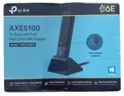 TP-Link AXE5100 Wi-Fi 6E Tri-Band Ultra-Fast Wireless USB Adapter