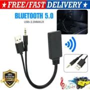2 In 1USB Bluetooth 5.0 Transmitter Receiver Adapter Wireless For PC Car Kit lot