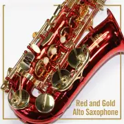 Red Alto Saxophone - New in Case - Masterpiece
