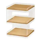 Acrylic Side Table Furniture Accent Table Bedside Table for Dorm Office Home