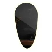 LED Irregular Mirror with Lighting Boho Loft Japandi Style 3 LED Colour 35x70 cm