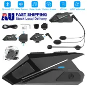 Bluetooth 5.0 Motorcycle Helmet Headset Headphone Intercom Speaker Hands-Free FM
