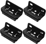 LOEFLIFA 4pcs Self Closing Semi Cover Hinges for Rv Cabinet Doors Easy Installation Design Enhances Safety and Convenience for Campers and Travel Trailers