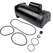 Pool Pump Motor 1-1/2 HP 3450 RPM 56Y For Frame-Square Flange 208-230 Volts New