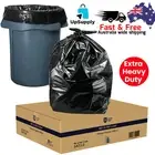 Carton of 250 Extra Heavy Duty Black Bin Liner 82 Litre (81x96cm) 24µm Thickness
